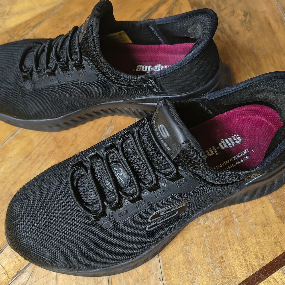 Women's Skechers Tilido - Ombray Comp Toe Work Shoes